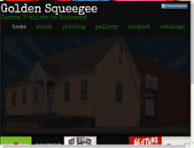 Tablet Screenshot of goldensqueegee.com